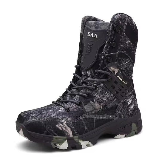 High Quality Waterproof Desert Outdoor Hiking Tactical Combat Boot For Man