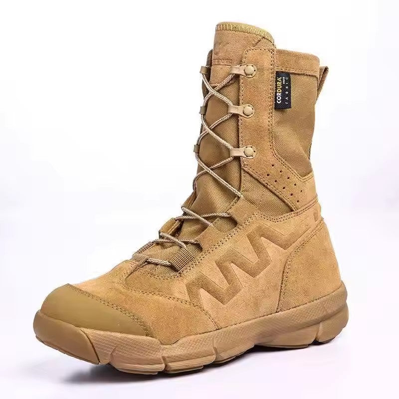 Outdoor Hiking Shoes Desert Tactical High-top Ultra-light Waterproof Non-slip Hunting Climbing Breathable Boots