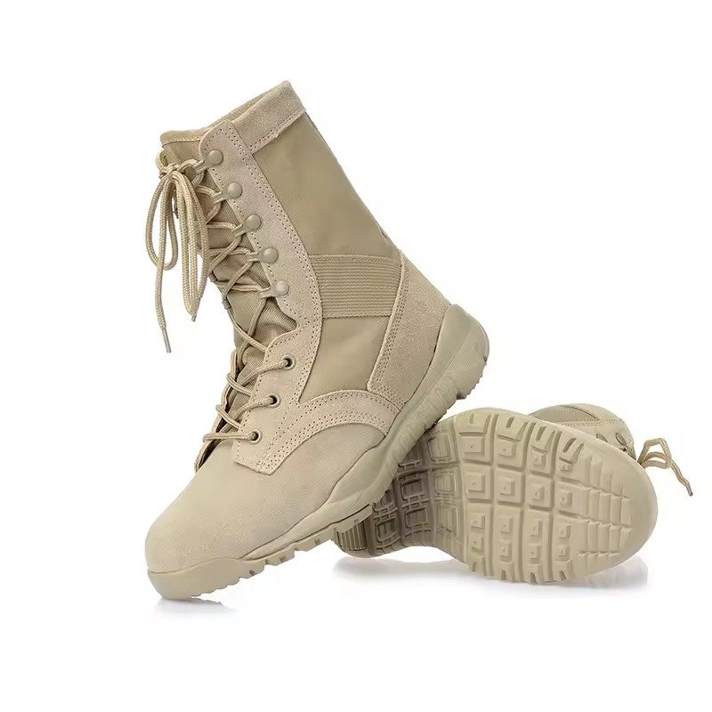 Men And Women Outdoor High top Hiking Shoes Desert Tactical Boots Training Boots