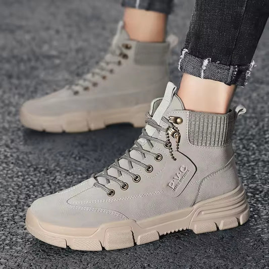 Breathable Tactical Boots Outdoor Walking Wear-resistant Training Combat Boots High-top Shoes Outdoor Hiking Shoes