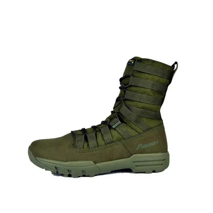 Men Outdoor Waterproof Mid Height Combat Boots Lace Up Terrain Best Hiking Low Sports Shoes Tactical Boots