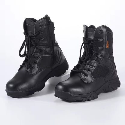 Camouflage men high top hiking combat boots large size outdoor sports climbing shoes tactical boots