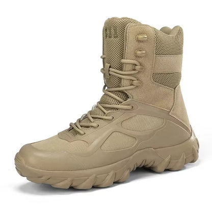 Hot Male Men Desert Original Waterproof Combat Shoe Defense Tactical Boot For Men