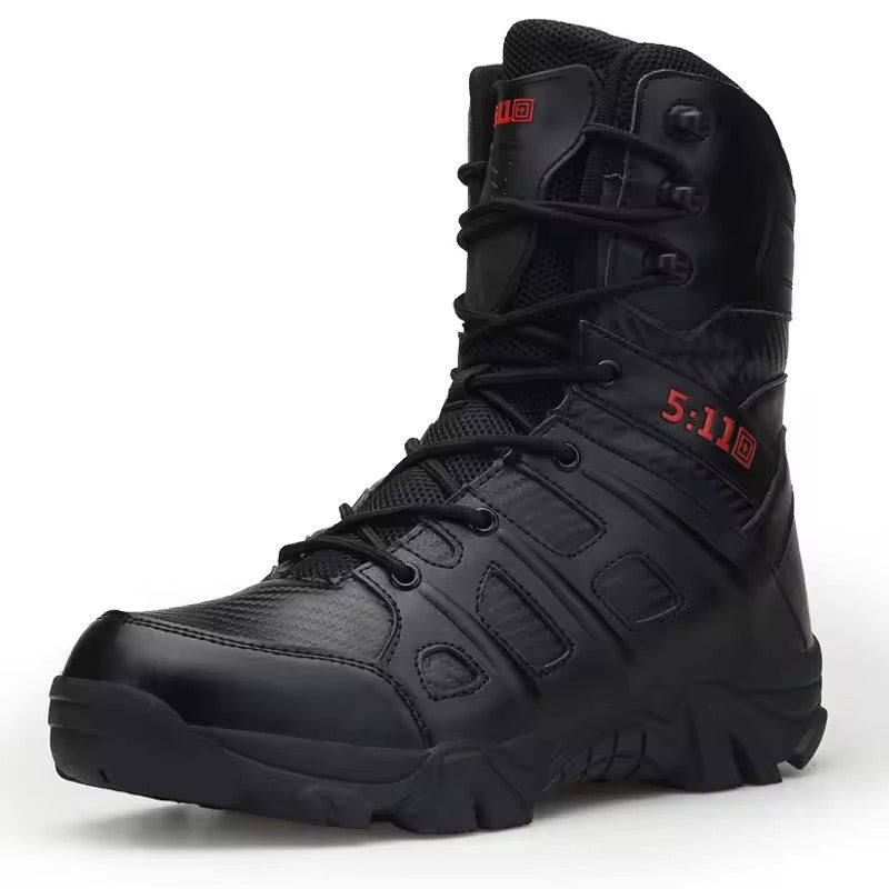 Men's Tactical Boots Desert Waterproof Work Safety Boots Climbing Sport Shoes Outdoor Hiking Combat Boots