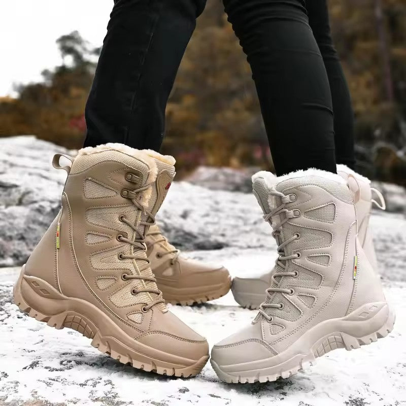 Men Tactical Combat Boots Desert Men Hiking Shoes male snow boots Wear Proof Breathable Outdoor Camping Climbing Working Boots