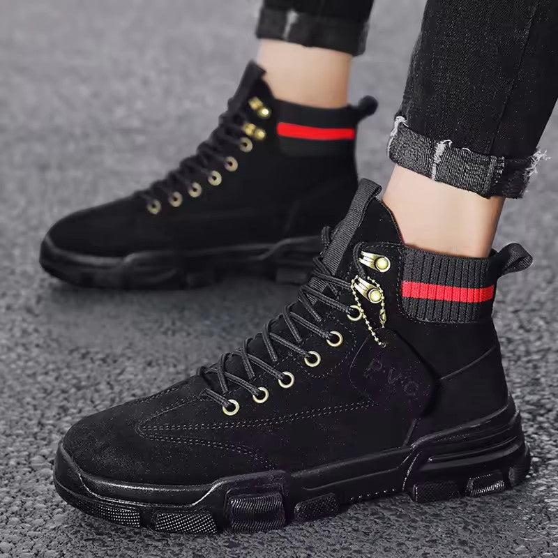 Breathable Tactical Boots Outdoor Walking Wear-resistant Training Combat Boots High-top Shoes Outdoor Hiking Shoes