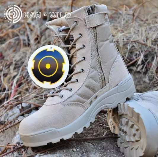 Waterproof Breathable Hiking Men And Women Sand Proof Tactical Boots