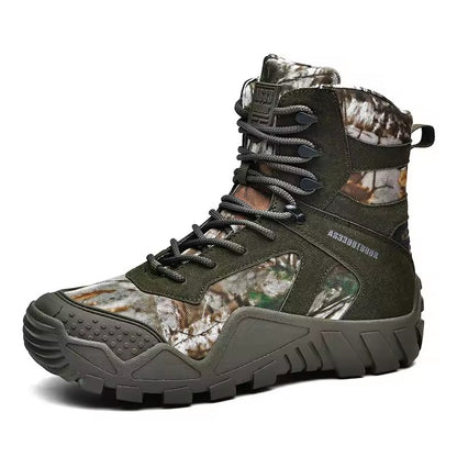 Manufacturers Large size high top tactical boots steel toe hiking shoes tactical waterproof combat boots desert tooling boots