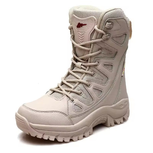 Men Tactical Combat Boots Desert Men Hiking Shoes male snow boots Wear Proof Breathable Outdoor Camping Climbing Working Boots