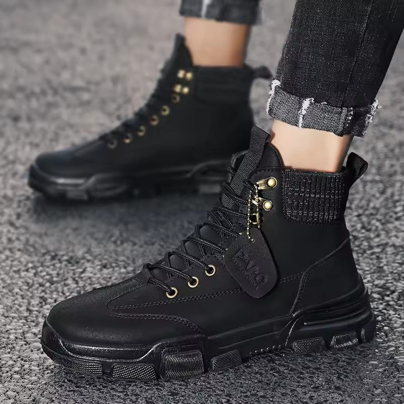 Breathable Tactical Boots Outdoor Walking Wear-resistant Training Combat Boots High-top Shoes Outdoor Hiking Shoes