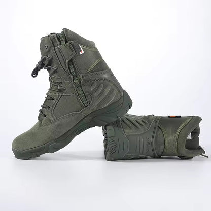 Camouflage men high top hiking combat boots large size outdoor sports climbing shoes tactical boots