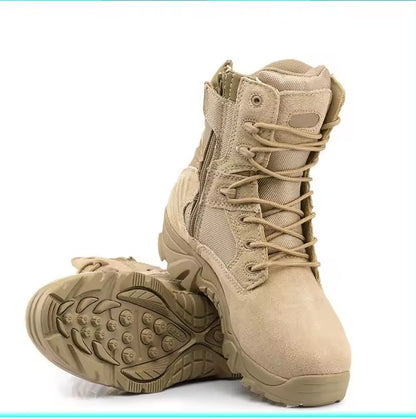 Men Boot Combat Ankle Boot Tactical Big Size 39-45 High Top Combat Boots Shoes