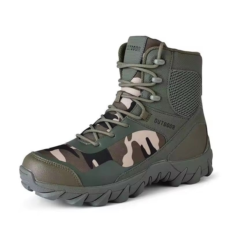 Factory Price Selling Green Camouflage Assault Outdoor Tactical Boots