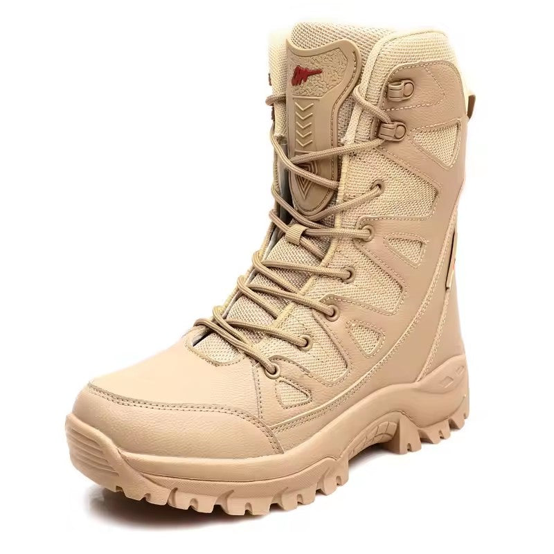 Men Tactical Combat Boots Desert Men Hiking Shoes male snow boots Wear Proof Breathable Outdoor Camping Climbing Working Boots