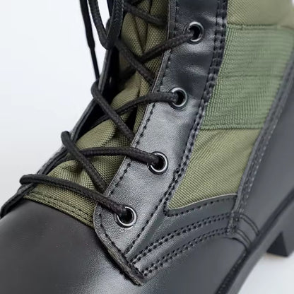 Men Ladies High Top Panama Desert Boots Green Outdoor Training Hiking Boots Camouflage Combat Boots