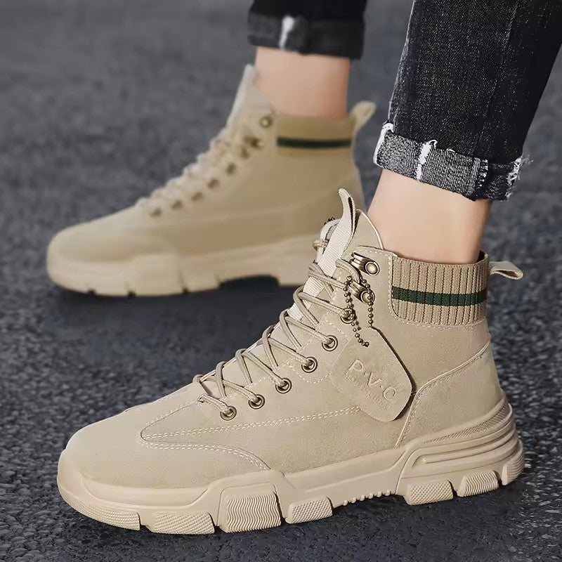 Breathable Tactical Boots Outdoor Walking Wear-resistant Training Combat Boots High-top Shoes Outdoor Hiking Shoes