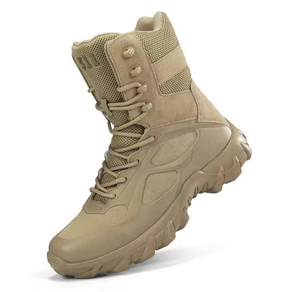 Hot Male Men Desert Original Waterproof Combat Shoe Defense Tactical Boot For Men