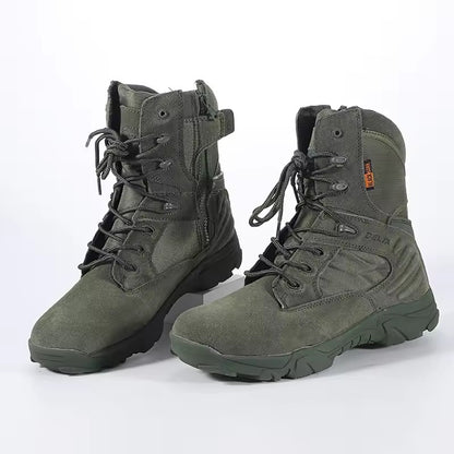 Camouflage men high top hiking combat boots large size outdoor sports climbing shoes tactical boots