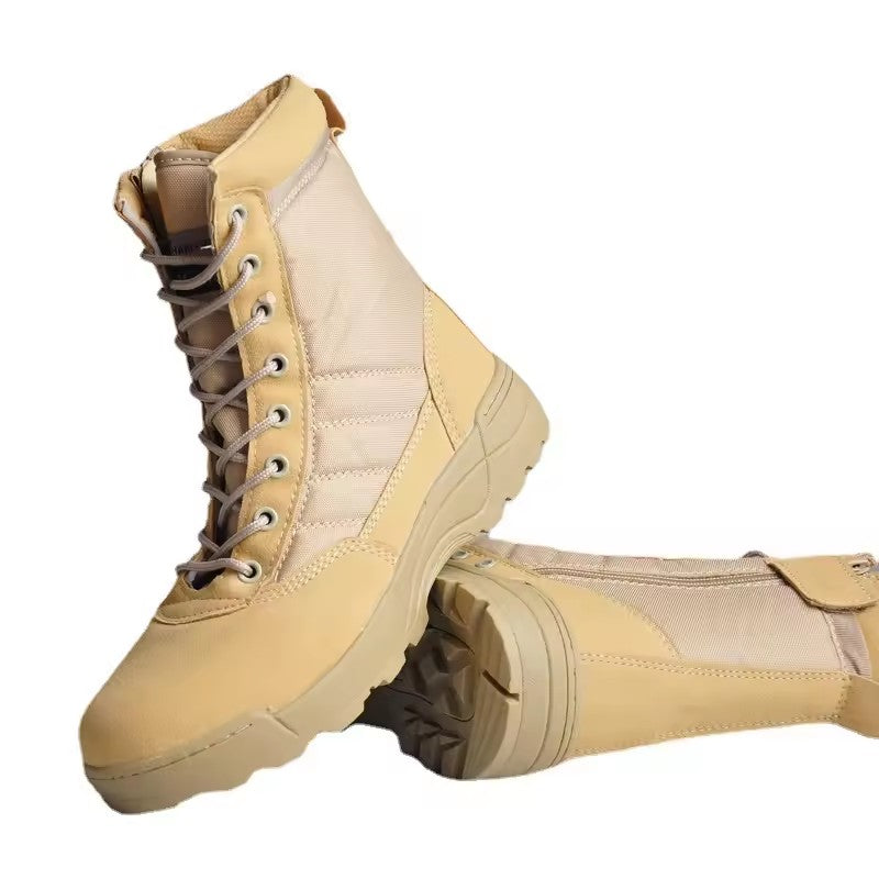 Waterproof Breathable Hiking Men And Women Sand Proof Tactical Boots