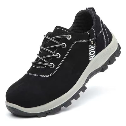 Fashionable Breathable Anti-puncture Factory Workshop Protection Labor Safety Shoes Women