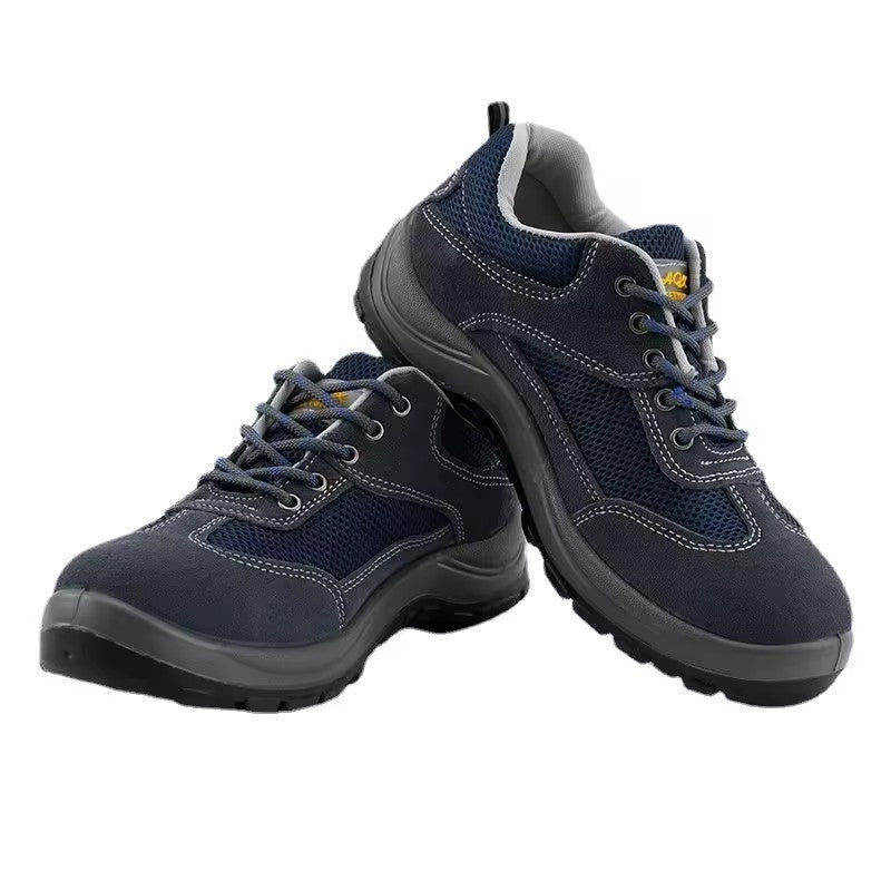 Labor Insurance Shoes Lightweight Breathable Work Shoes Summer Men Casual Sports Safety Shoes With Rubber Bottom