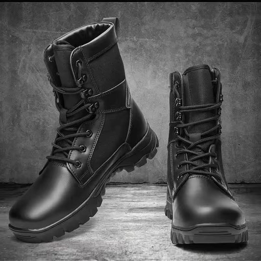 Lightweight breathable training combat boots waterproof climbing shoes tactical boots high top safety boots