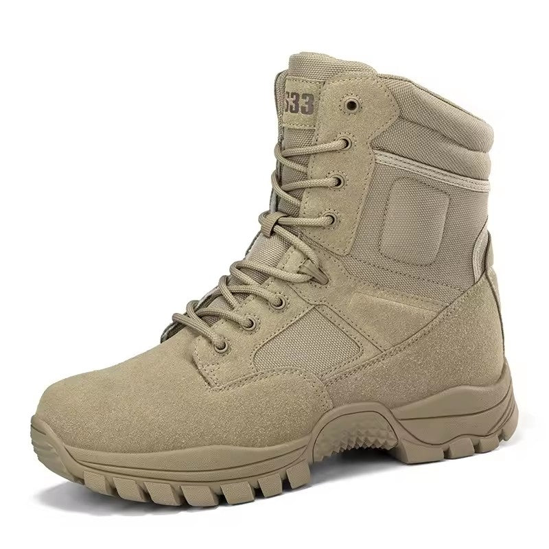 Wholesale breathable tactical boots special forces outdoor hiking shoes training combat boots high top tactical boots