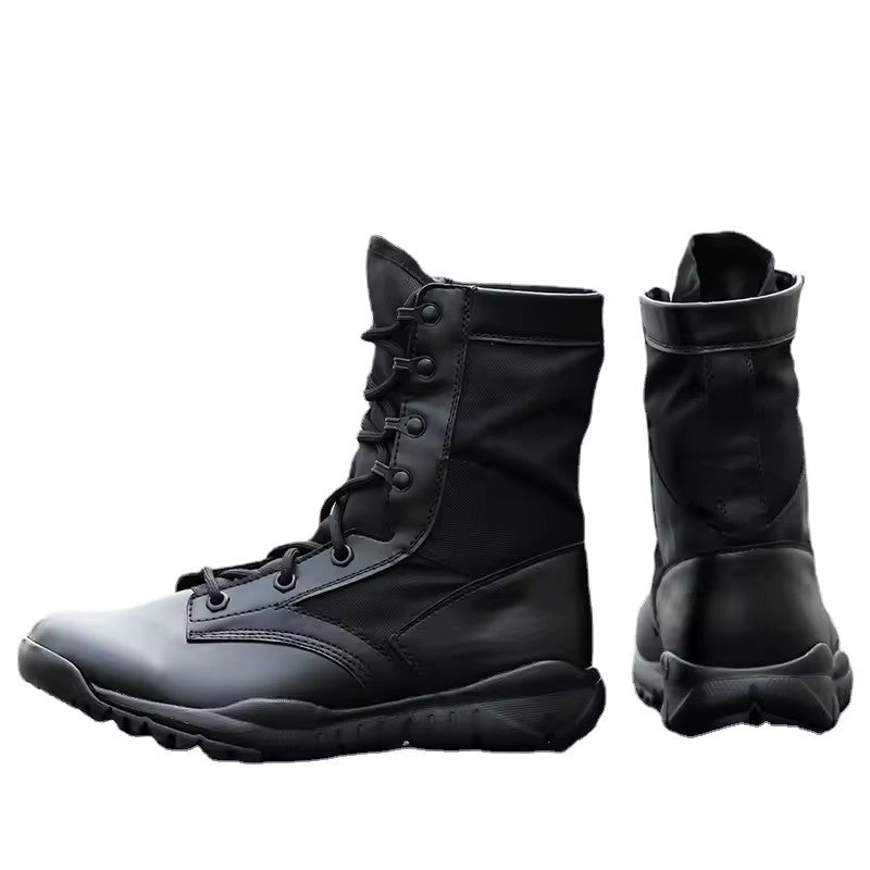 Men's Tactical Boots Desert Waterproof Work Safety Boots Climbing Sport Shoes Outdoor Hiking Combat Boots