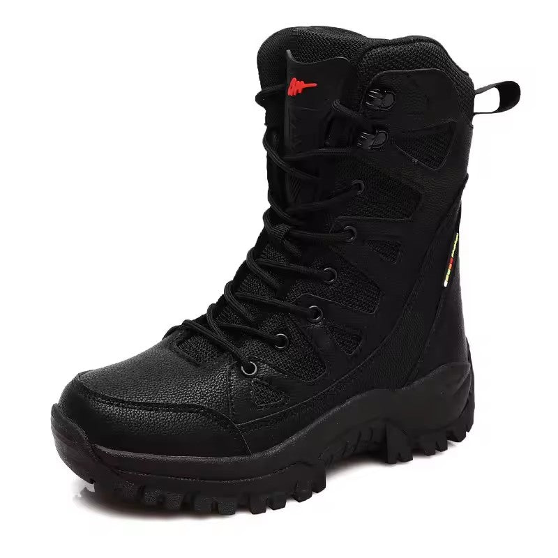 Men Tactical Combat Boots Desert Men Hiking Shoes male snow boots Wear Proof Breathable Outdoor Camping Climbing Working Boots