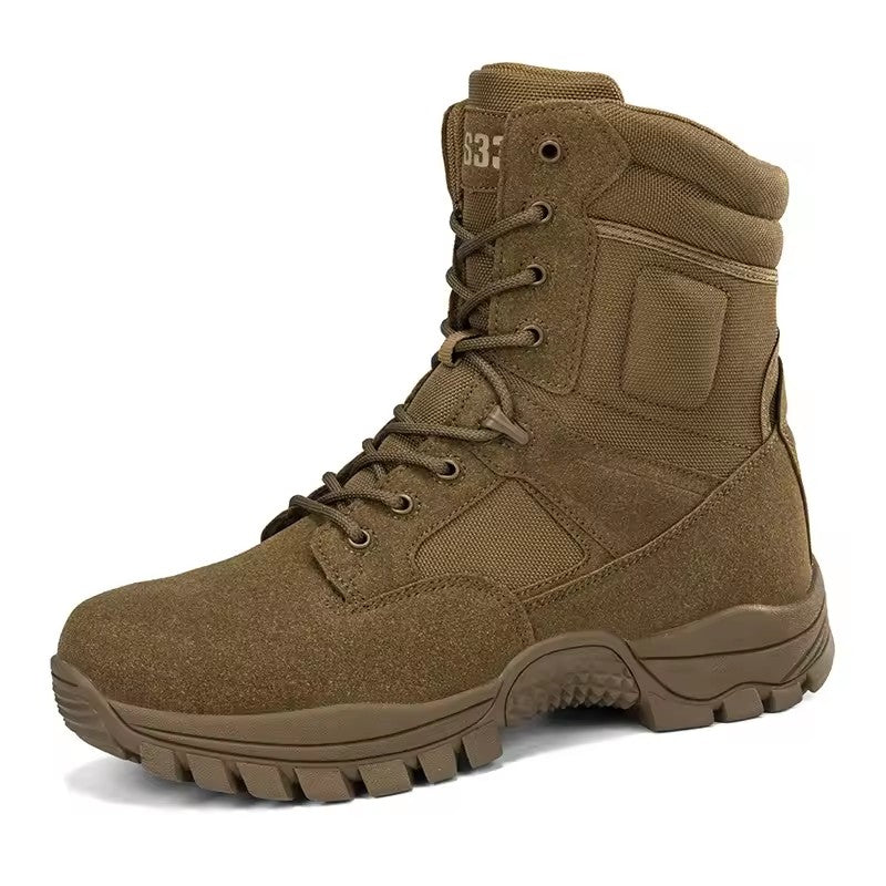 Wholesale breathable tactical boots special forces outdoor hiking shoes training combat boots high top tactical boots